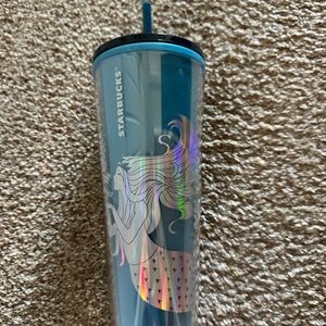 Starbucks Iridescent Mermaid Blue Tumbler